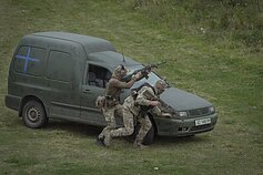 Prie Ukrainos kariuomenės prisijungę čečėnų savanoriai