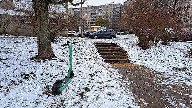 Elektriniai paspirtukai žiemą