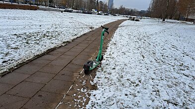 Elektriniai paspirtukai žiemą