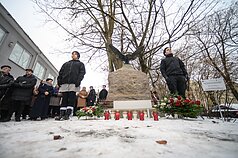 Odsłonięcie pomnika bohatera Szymona Konarskiego w Wilnie
