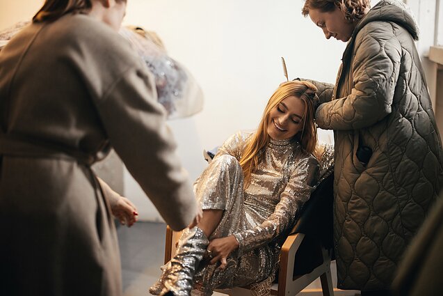 Jessicos Shy klipo filmavimo akimirka