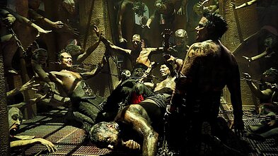 Kadras iš „Rammstein“ klipo