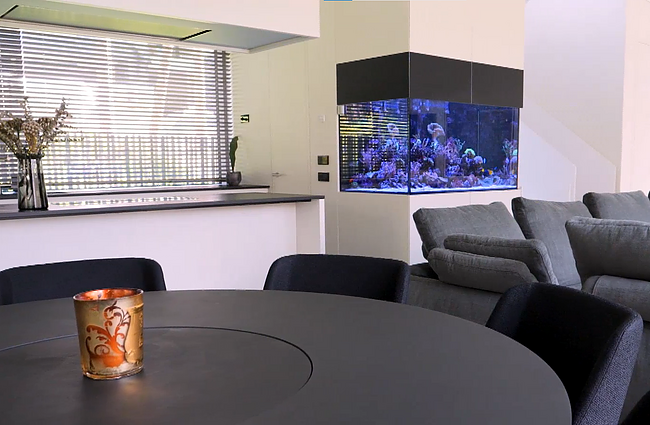 Veranda. Būstas pajūryje, namai, kurių išskirtinė detalė – akvariumas bei meno svarba