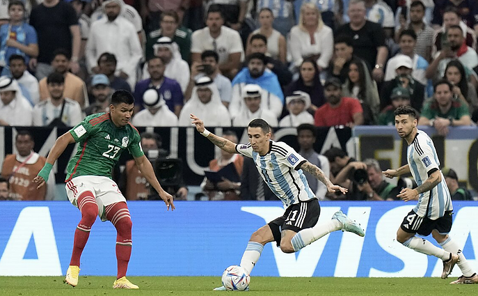 FIFA pasaulio futbolo čempionatas. Komentarai po Argentinos ir Meksikos rungtynių pirmojo kėlinio: momentų gausa neišsiskyrė