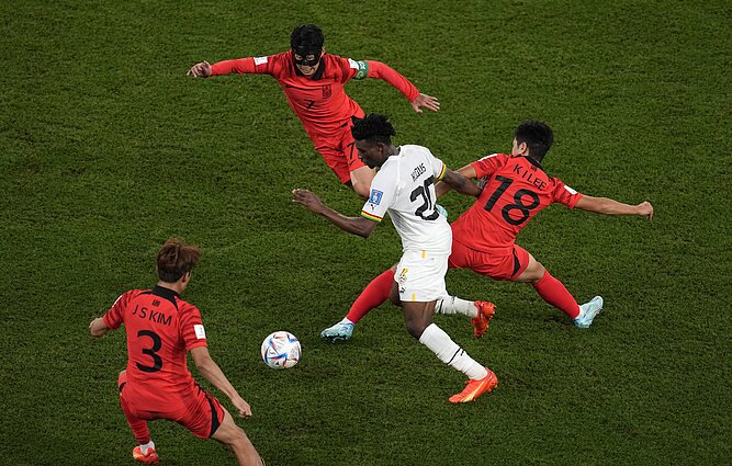 FIFA pasaulio futbolo čempionatas. H grupė. Pietų Korėja – Gana