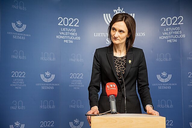 Komentarai po valdančiųjų frakcijų seniūnių susitikimo su Čmilyte-Nielsen