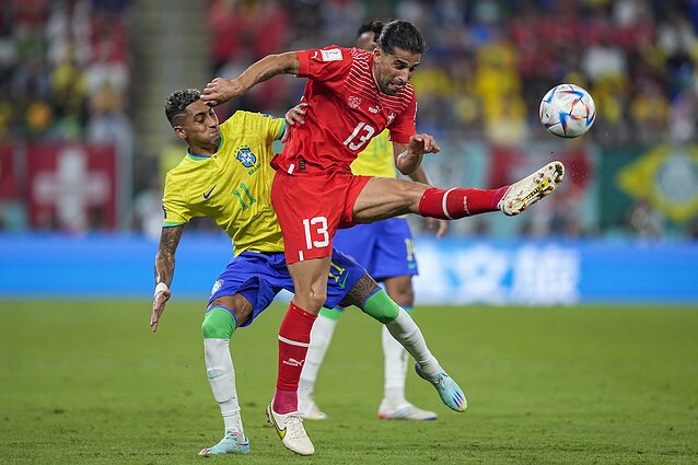 FIFA pasaulio futbolo čempionatas. G grupė. Brazilija – Šveicarija.