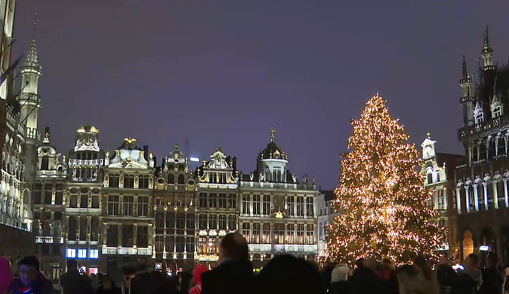 Švenčių laukimas Belgijoje: kodėl briuseliečiai eilę metų nepuošė pagrindinės Kalėdų eglutės?