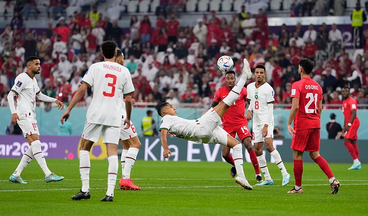 FIFA pasaulio futbolo čempionatas. Įsimintiniausi pirmojo Kanados ir Maroko rungtynių kėlinio epizodai