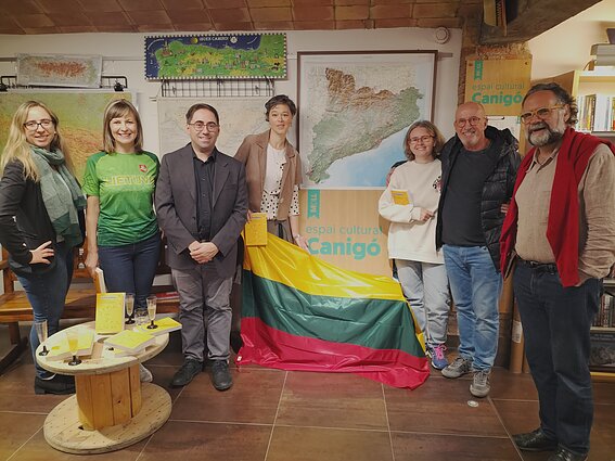 Jordis Arrufato knygos pristatymo akimirka Jordis Arrufato knygos pristatymo akimirka