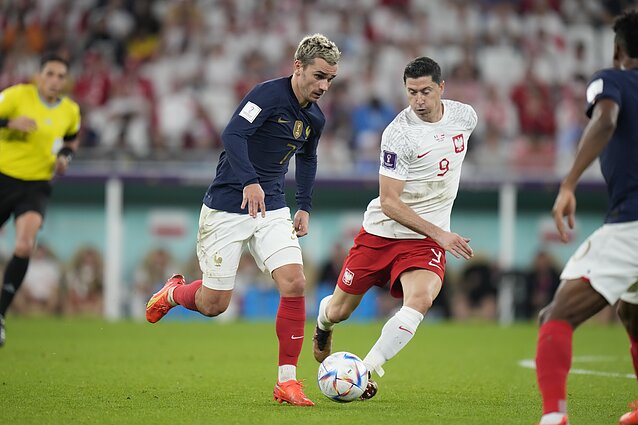 FIFA pasaulio futbolo čempionatas. Aštuntfinalis. Prancūzija – Lenkija