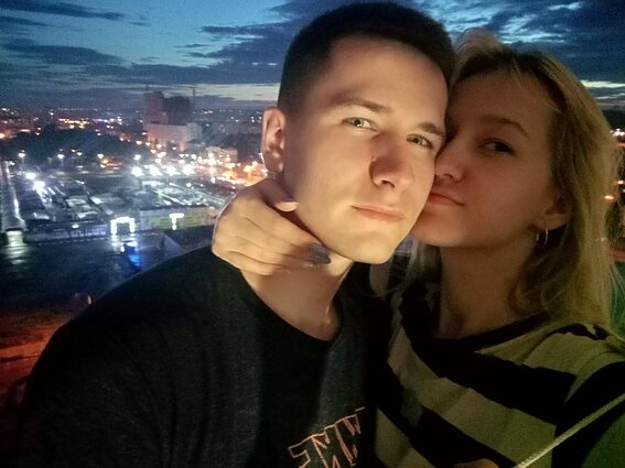 Анастасия с мужем