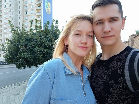 Анастасия с мужем
