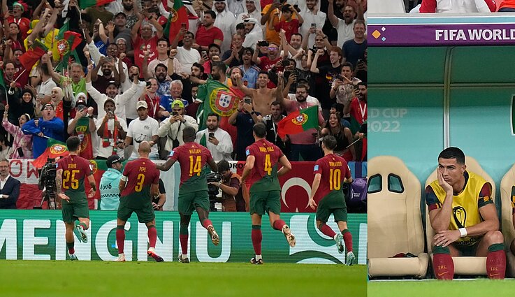 FIFA pasaulio futbolo čempionatas per LRT. Į priekį išsiveržę portugalai puikiai tvarkosi ir be Ronaldo pagalbos