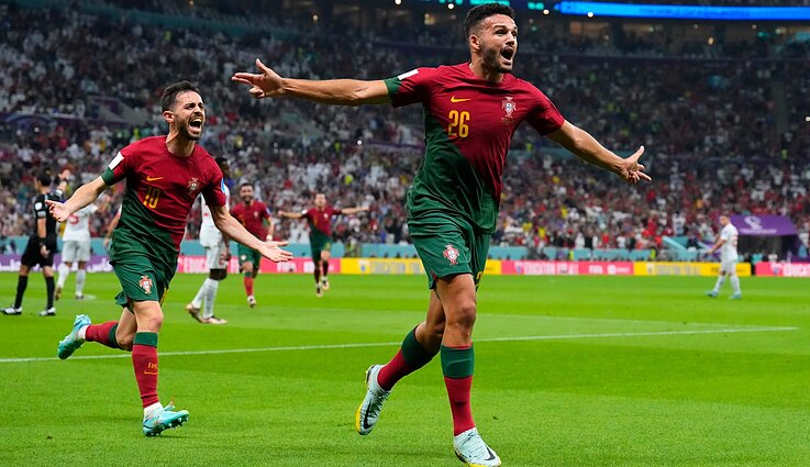 Portugalų fiesta aštuntfinalyje tęsiasi: Ramosas pelno antrąjį savo rungtynių įvartį