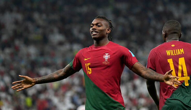 Fantastiškas Portugalijos žaidimas: galutinį tašką įvarčiu rungtynėse padėjo Rafaelis Leao