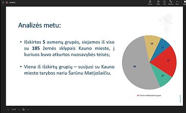 STT pristatymas apie nuosavybės teisių atkūrimo procesus Kauno miesto savivaldybėje
