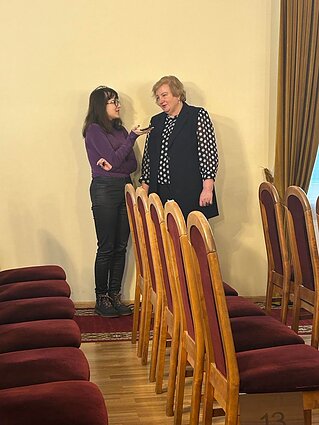 Ewelina Knutowicz i Krystyna Zimińska Ewelina Knutowicz i Krystyna Zimińska