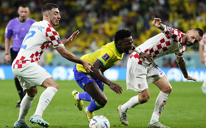 FIFA pasaulio futbolo čempionatas. Ketvirtfinalis. Kroatija - Brazilija