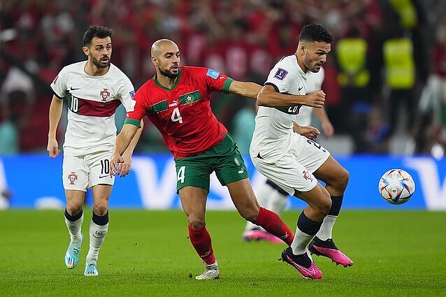 FIFA pasaulio futbolo čempionatas. Marokiečiai stoja į kovą su portugalais: kam pavyks žengti į čempionato pusfinalį?
