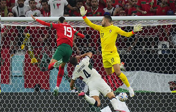 Marokas kuria dar vieną sensaciją pasaulio čempionate: En-Nesyri muša pergalingą įvartį