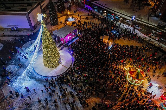 Utenos Kalėdų eglė 