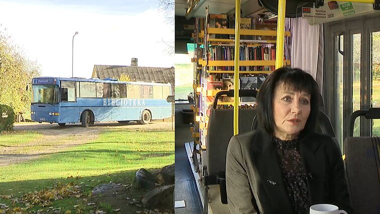 Biblioteka autobuse: Pasvalio rajone knygos atvažiuoja iki žmogaus namų