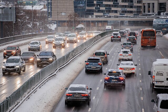 Eismas Vilniuje žiemos metu