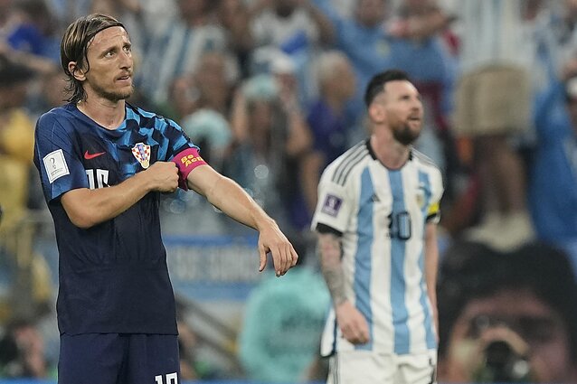 FIFA pasaulio futbolo čempionatas. Pusfinalis. Argentina – Kroatija