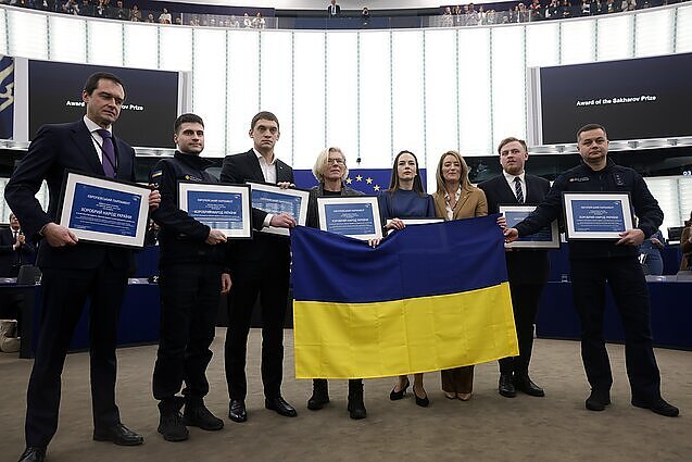 Вручении премии им. Сахарова  