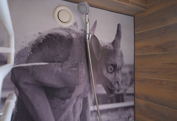 Fotografija vonios kambaryje Fotografija vonios kambaryje
