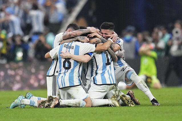 Lionelis Messi ir Argentina triumfuoja pasaulio čempionate