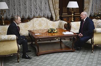 Putinas lankosi Minske Putinas lankosi Minske