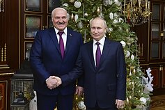 Vladimiras Putinas ir Aliaksandras Lukašenka