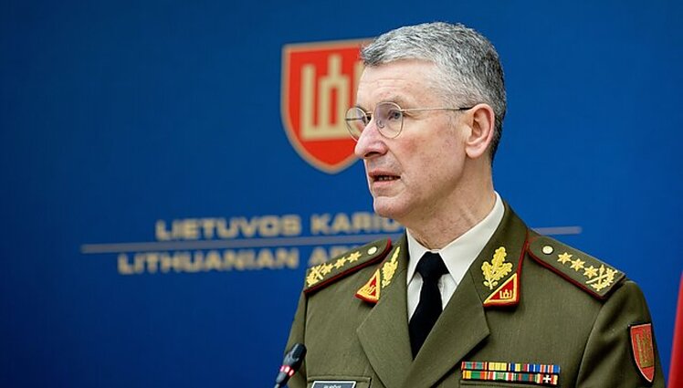 Lietuvos kariuomenės vadas ir JAV oro pajėgų štabo viršininkas aptarė Baltijos regiono saugumo klausimus