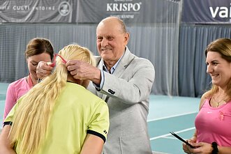 Kauno tenisininkių idėja įkvėpė net R. Berankį ir pasiekė Kauno klinikas Kauno tenisininkių idėja įkvėpė net R. Berankį ir pasiekė Kauno klinikas