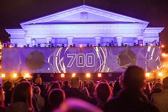 Vilnius 700 Anniversary programme in Vilnius Town Hall Square