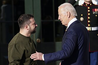Volodymyras Zelenskis ir Joe Bidenas