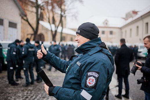 Nauji policijos tarnybiniai automobiliai