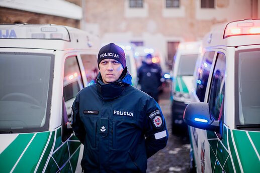 Nauji policijos tarnybiniai automobiliai
