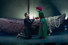 Roko operos „Jūratę ir Kastytis“ akimirka - Marijonas Mikutavičius ir Aistė Smilgevičiūtė Roko operos „Jūratę ir Kastytis“ akimirka - Marijonas Mikutavičius ir Aistė Smilgevičiūtė