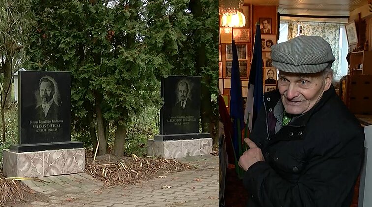 Gyvenimas prezidentų apsuptyje: 88-ių Pranas iš Saločių savo kieme įkūrė prezidentų alėją