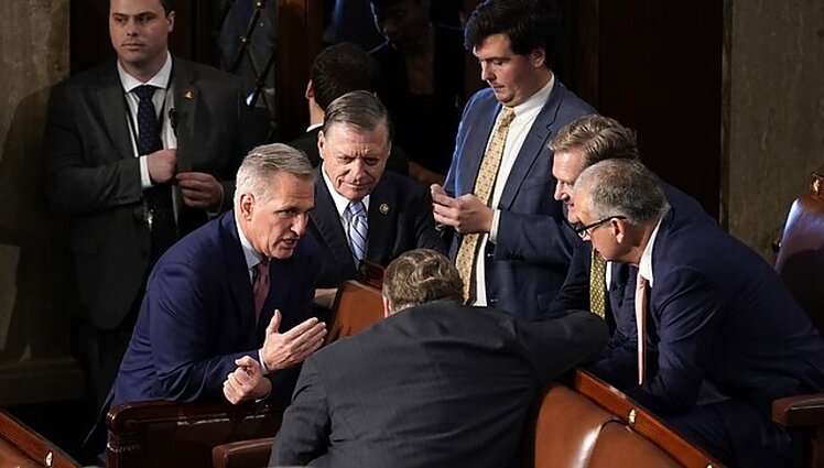 Žinios. JAV Atstovų Rūmai išlieka paralyžiuoti ir po 11 balsavimo