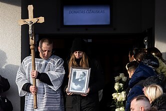 Donatas Čižauskas palydimas į paskutinę kelionę Donatas Čižauskas palydimas į paskutinę kelionę