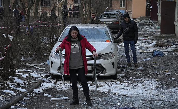 Žinios. Nepaisant Rusijos paskelbtų trumpalaikių paliaubų, visoje Ukrainoje aidi oro pavojus