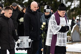 Donatas Čižauskas palydimas į paskutinę kelionę