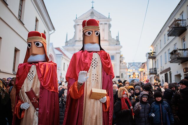 Procession of the Three Wise Men in Vilnius