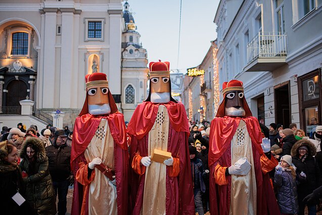 Procession of the Three Wise Men in Vilnius