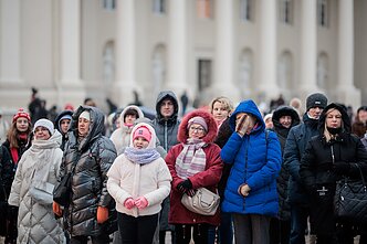На Кафедральной площади отметили православное, старообрядческое и униатское Рождество
