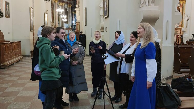колядки після Різдвяної служби